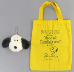 【中古】バッグ スヌーピーデザイン お人形ポーチ＆トートバッグ 「PEANUTS(SNOOPY)」 SPRiNG 2024年8月号付録