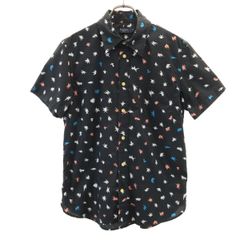 GUCCI グッチ イタリア製 シルク 半袖 ニット M 濃紺 レディース