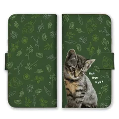 iPhone14 ケース 手帳型 アイフォン14 スマホケース 猫 ねこ ネコ ペット 癒し 花柄 花 可愛い かわいい おしゃれ カラー03