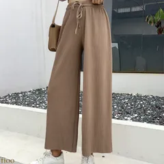 ワイドパンツ レディース ガウチョパンツ ロング
