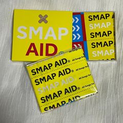 SMAP｜SMAP AID（中古CD）｜ベスト アルバム（ハンカチ付き）｜中居正広、香取慎吾、草彅剛、稲垣吾郎、木村拓哉、スマップ、新しい風