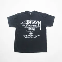 FUTURA(フューチュラ)×STUSSY(ステューシー)カットソー■ STUSSY× Futura ワールドツアーTシャツ ステューシー