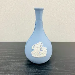 【新品未使用】　ウェッジウッド　フラワースタンド　レリーフ　廃盤　ブルー WEDGWOOD - 【S△4744】ウェッジウッド 廃盤 ティーガーデン