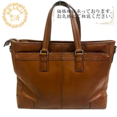 COACH コーチ 70455 ショルダーバッグ ブリーフケース ハンドバッグ ビジネスネスバッグ ミニシグネチャー トートバッグ バッグ カバン ブランド ショルダー   ブラウン メンズ