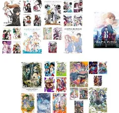 ソードアート・オンライン(36枚セット)全9巻 + Extra Edition + II 全9巻 + 劇場版 オーディナル・スケール + アリシゼーション 全8巻 + Waのサムネイル