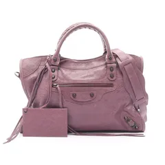 BALENCIAGA バレンシアガ the city ザシティ バレンシアガザ シティ 2WAYバッグ 黒 レディース カーフ ハンドバッグ