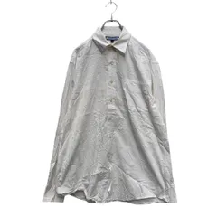 TOMMY HILFIGER 長袖 無地シャツ L ホワイト トミーヒルフィガー シンプル 古着卸 アメリカ仕入 a603-6301