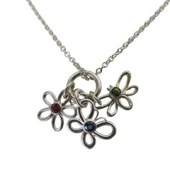 【中古】 TIFFANY & Co. ティファニー フラワー ビー バタフライ ビジュー ネックレス シルバー925 蝶 花 蜂 モチーフ SV 925 レディース A2501922 【無料ギフトラッピング承ります】