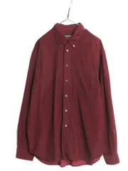 【お得なクーポン配布中!】 00s エディーバウアー チェック コーデュロイ 長袖 ボタンダウン シャツ メンズ XL 00年代 オールド Eddie Bauer 長袖シャツ 大きいサイズ