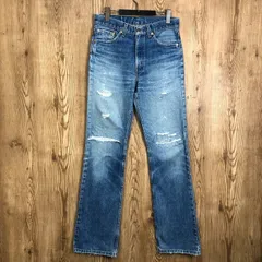 クラッシュ USA製 00s Levi's 517 リーバイス ブーツカット デニム パンツ フレアー ジーンズ ジーパン サイズ W31 L34 メンズ M位 赤タブ ボタン裏 379 00年代 ビンテージ 古着 s24091543