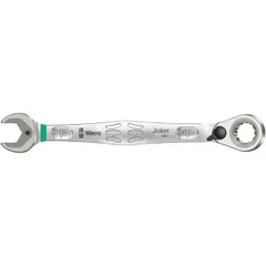 WERA ヴェラ コンビネーション ラチェットレンチ JOKER 角度付きラチェットヘッド スパナ部内側口幅1/2inch 全長171mm 020078