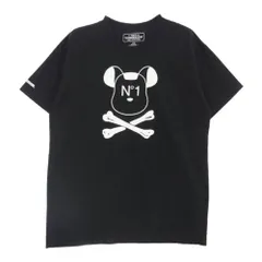 NEIGHBORHOOD ネイバーフッド × BE@RBRICK ベアブリック プリント Tシャツ 半袖カットソー ブラック系 L【中古】のサムネイル