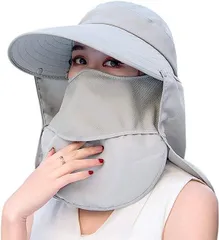 2セット販売　UVカット帽子　★グレー×ネイビー★