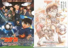 【中古】クリアファイル キービジュアル/サッカー風景(セピア) A4クリアファイル「名探偵コナン 11人目のストライカー」映画前売り券特典