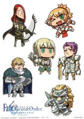 극장판 Fate/Grand order 신성원탁영역 카멜롯 리요 선착 10만명 한정 스티커