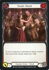 【中古】Flesh and Blood OUT020[R]：(Rainbow Foil)Sneak Attack (3)