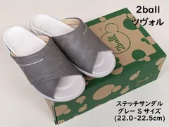 半額SALE 新品 【リゲッタ ツヴォル TB-202 GRY】 サイズS グレー ステッチサンダル レディース Re:getA 日本製のサムネイル