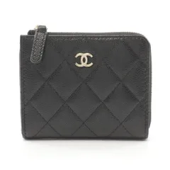 シャネル CHANEL ラウンド財布 マトラッセ AP3999 ブラック カーフ（牛革） マトラッセ ラウンド財布 レディース Used Aのサムネイル