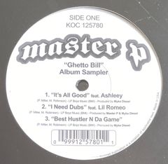 新品未開封‼️送料込‼️MASTER P / Ghetto Bill - Album Sampler