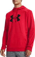 【送料無料】 アンダーアーマー メンズ パーカー・スウェット フーディー アウター Under Armour Men's Armour Fleece Big Logo Hoodie Red/Black
