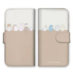 iPhone8 iPhone7 ケース 手帳型 アイフォン8 アイフォン7 スマホケース 携帯ケース ゆるキャラ 犬 猫 ペンギン 兎 うさぎ アヒル ハリネズミ シマエナガ ハムスター カワウソ カラー10