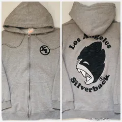 エクストララージ　XLARGE S 裏起毛　スウェット　フルジップパーカー　フーディー　グレー