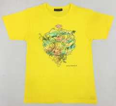 【中古】Tシャツ(男性アイドル) 大野智(嵐)デザイン チャリTシャツ イエロー Mサイズ 「24時間テレビ42(2019年)」