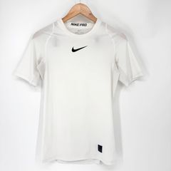 NIKE PRO DRI-FIT 半袖Tシャツ M ホワイト メンズ ナイキ プロ ドライフィット 古着 スポーツ トレーニングウェア ランニングウェア
