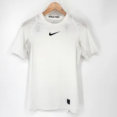 NIKE PRO DRI-FIT 半袖Tシャツ M ホワイト メンズ ナイキ プロ ドライフィット 古着 スポーツ トレーニングウェア ランニングウェア