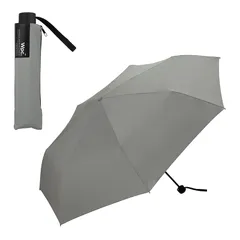 Wpc. 耐風 折りたたみ傘 [コンパクト] WIND RESISTANCE FOLDING ミニ グレー 雨傘 65cm 《UVカット・晴雨兼用》 大きい はっ水 26m/s 風に強い レディース メンズ 男性 女性 シンプル 無地 おしゃれ UX003 1