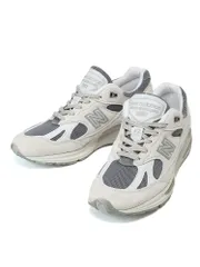 New Balance (ニューバランス) スエード メッシュ ローカットスニーカー Made in UK 991v2