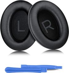 ELZOイヤーパッド イヤークッション交換用 Bose Quiet Comfort45(QC45) / Quiet Comfort SE (QC SE)ヘッドフォンに適用 遮音 ヘッドホン パッド イヤホン 高密度メモリフォーム ソフトPU