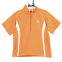 【美品✨】ミズノプロ ハーフジップ 半袖ウェア バックロゴ XL相当 2024モデル】ミズノプロ 野球 トレーニングジャケット 半袖