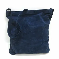 y■美品■アニエスベー/agn?s b 豚革 ピッグレザーショルダーバッグ/BAG■紺LADIES/61【中古】