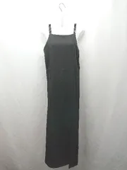 ◇ ⊂ ap retro アプレトロ 袖なし - ロング キャミソールワンピース サイズF ブラック系 レディース E  【1506230025992】