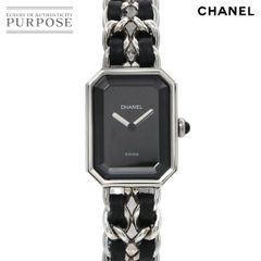 シャネル CHANEL プルミエール Lサイズ H0451 ヴィンテージ レディース 腕時計 ブラック シルバー クォーツ ウォッチ Premiere 90290797