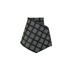 VERSACE CLASSIC V2 ヴェルサーチ クラシック 格子柄 ドット シルク ワイド ネクタイ ブラック 黒 カジュアル メンズ イタリア製 当時物