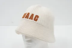 coco 中古 ワック WAAC バケットハット アイボリー ニット レディース 中古 ワック WAAC バケットハット アイボリー ニット レディース