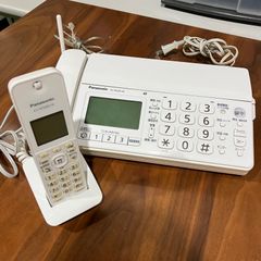 Panasonic パナソニック KX-PD205-W 電話機 FAX 子機付き