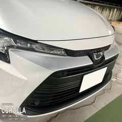 【松印】車種専用 ガーニッシュフィルム (フロント)2 トヨタ カローラ セダン ZWE211 ZWE214 ZWE215 ZWE219 ZRE212 NRE210 MZEA17 ハイブリッド WXB