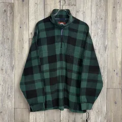 【 CONVERSE ALL STAR コンバース オールスター 】ハーフジップ チェック フリース ジャケット LL