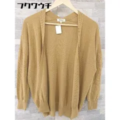 ◇ SOUP スープ 長袖 ニット カーディガン サイズ9 ベージュ レディース 【中古】 【1104090004142】