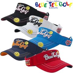 【カラー選択可】BLUE TEE GOLF ブルーティーゴルフ コットン バイザー スマイル BTG-VS001 帽子 メンズ レディース レディス ユニセックス VS-001 新品【BLUE TEE GOLF正規販売店】