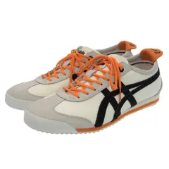onitsuka tiger オニツカタイガー 未使用 MEXICO 66 SDスニーカー シューズ メンズ クリーム ブラック オレンジ 25.5cm 1183C015 25.5