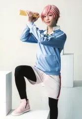 【中古】生写真(男性) 野口準(向坂椋)/膝上・台本持ち・背景白・キャラクターショット/「MANKAI STAGE 『A3! 』～AUTUMN 2020～」ランダムブロマイド 稽古着ショット