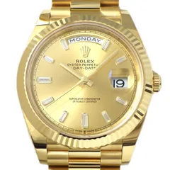 ロレックス Rolex 腕時計 デイデイト 40 228238A サンレイ シャンパンカラー文字盤 K18YG 自動巻き 【箱・保付き】 【中古】のサムネイル