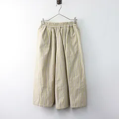 パラスパレス　トオカ　十日【Fサイズ】リネン　麻　パンツ　ネイビー　ストライプ パラスパレストオカ十日【Fサイズ】リネン麻パンツネイビー