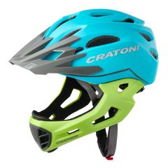 【最速発送】キッズヘルメット　クラトーニ CRATONI Cマニアック　オーシャンライム　マット ML 54-58cm