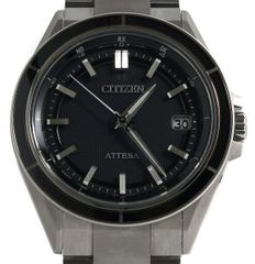 ★箱付！美品！CITIZEN シチズン ATTESA アテッサ ACT Line CB3030-76E H128-001R701 エコ・ドライブ電波時計 メンズ★