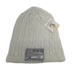 中古 アルチビオ archivio ニット帽 フリー ブルー 青 ボンボン付き